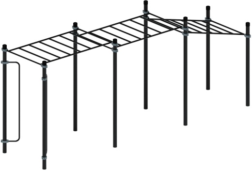 Воркаут ЛОВ 108 серый ВТ 102.11-03