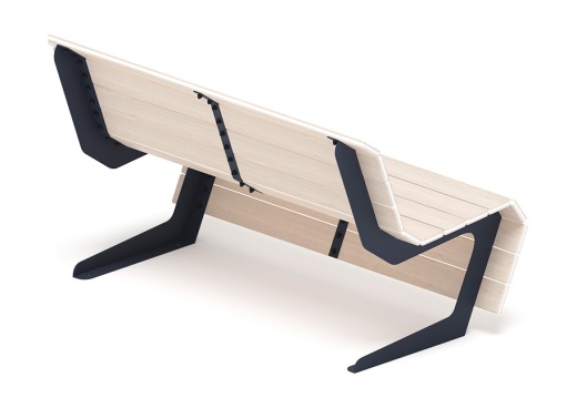 Скамья - МФ 42.02.02-01 (Беленый дуб) Д:1500  (под анкера)