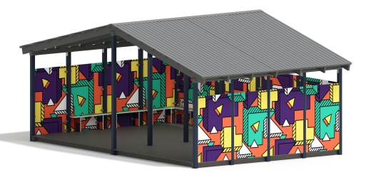 Теневой навес (Геометрия) - МФ 70.6.4-03