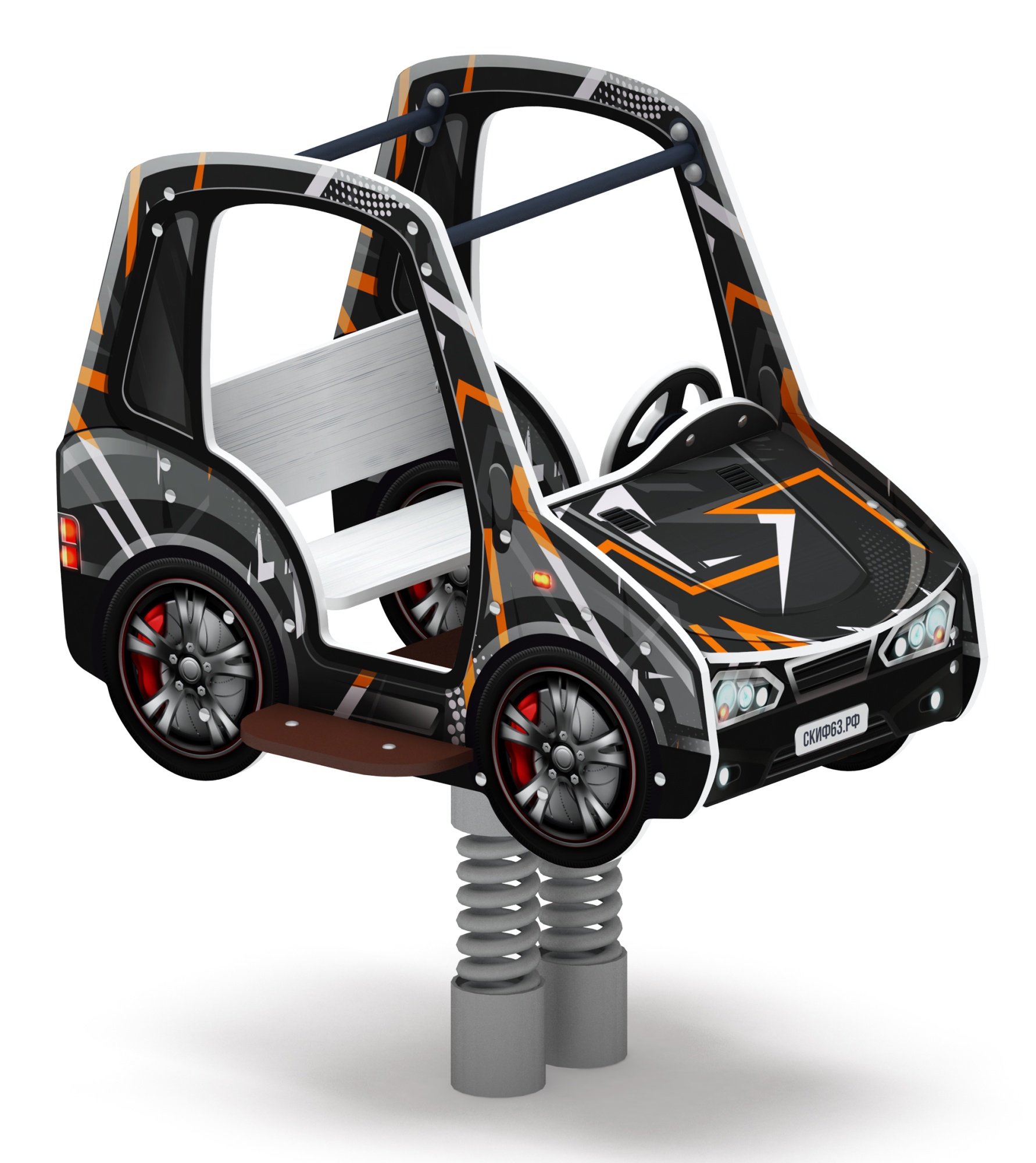 Машинка - Качалка на пружине двухместная машинка - ИО 23.03.01-05