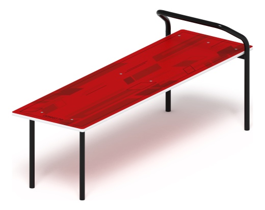 Скамья для пресса (красный) - СО 2.40.05-01
