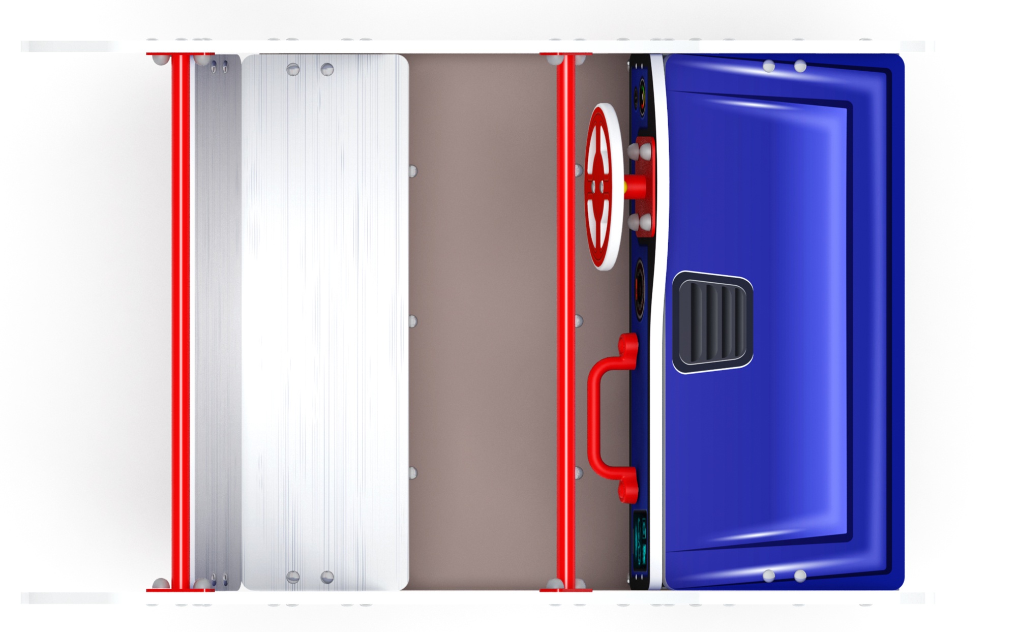 Машинка - Качалка на пружине двухместная машинка - ИО 23.03.01-01