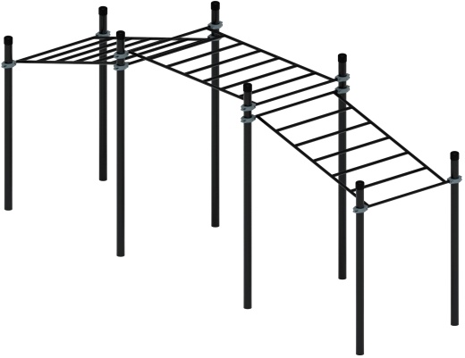 Воркаут ЛОВ 108 серый ВТ 102.22-03
