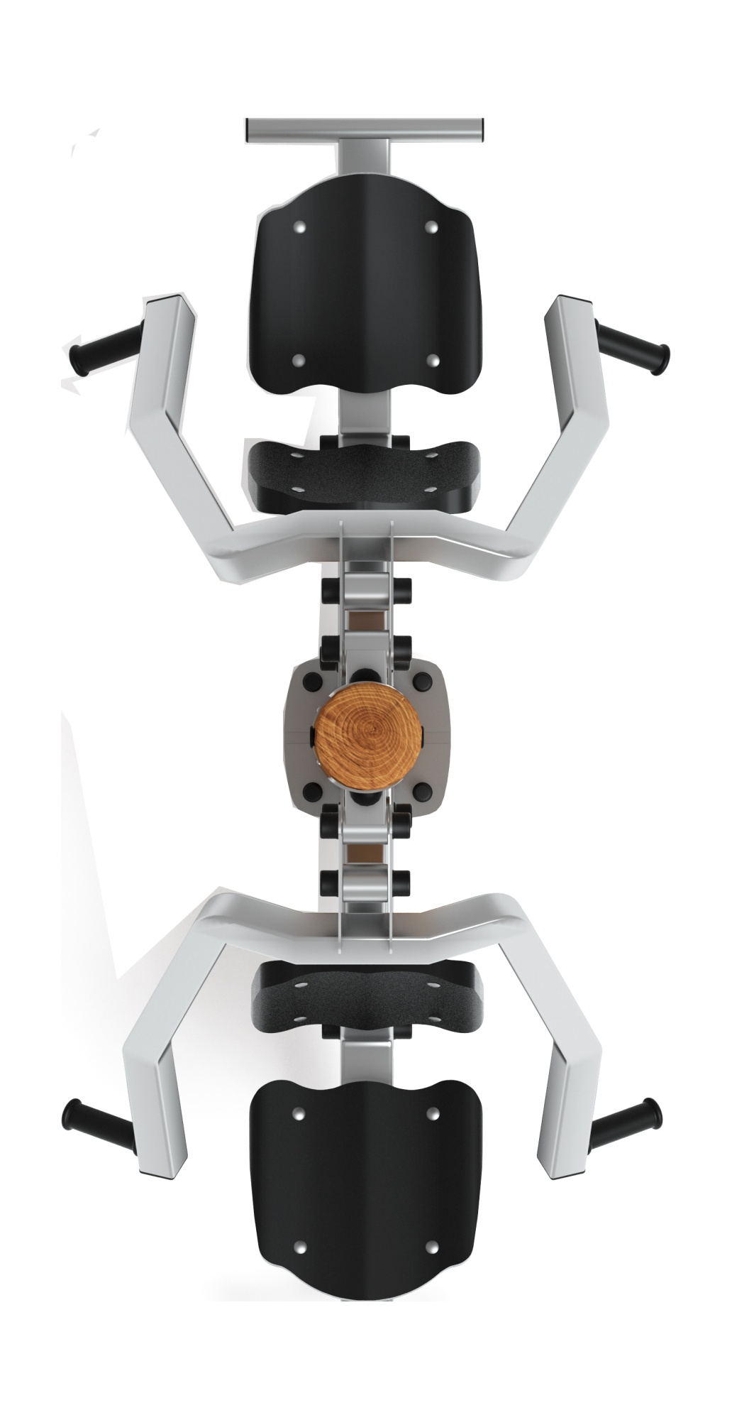 Тренажер жим от груди двойной (лиственница темный) СТ 030-Л.И1.01