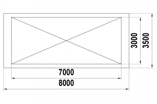 Теневой навес ТН-3х7