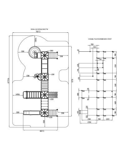Замок (Пиксель) - ДИК 2.18.10-03 - Игровой комплекс H=1500 H=2000