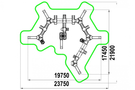 Игровой комплекс Хогвартс "Малый Замок" ИКС-1.305