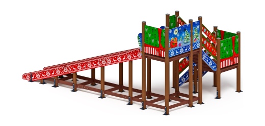 Горка Зима (новый год) (под анкера) - ИО 49.01.02-01.И1 - Н=2000