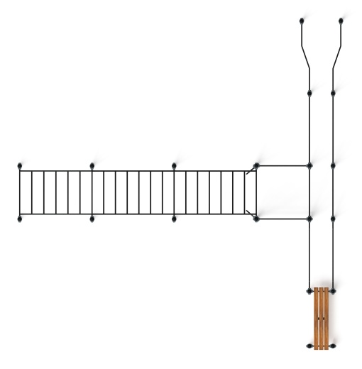 Воркаут ЛОВ 108 серый ВТ 102.19-03