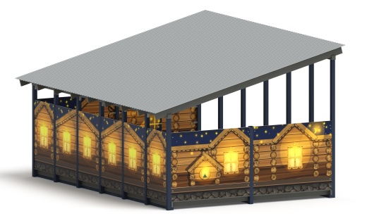 Теневой навес (Эко) - МФ 71.6.4-02