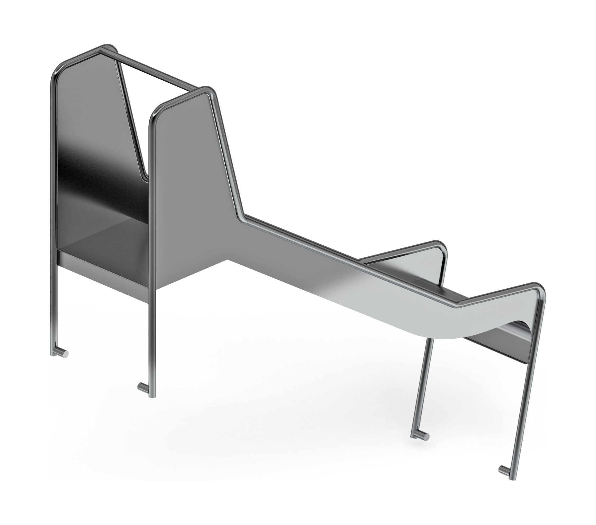 Горка для геопластики из нержавеющей стали 900 SNG 900.470-01