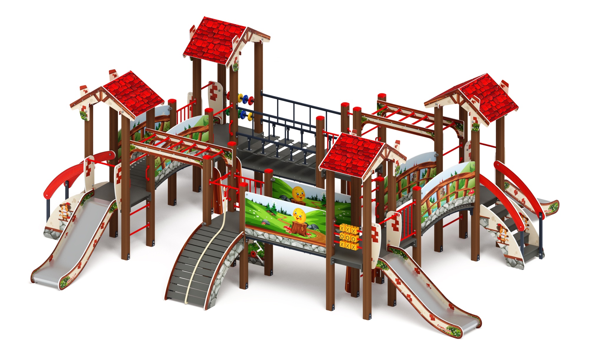 В гостях у сказки - ДИК 1.05.01-08.С - Игровой комплекс H=900