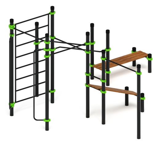Воркаут ЛОВ 89 зеленый ВТ 101.18-02