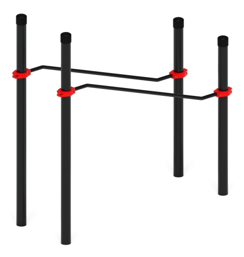 Воркаут ЛОВ 108 красный ВТ 102.03-01
