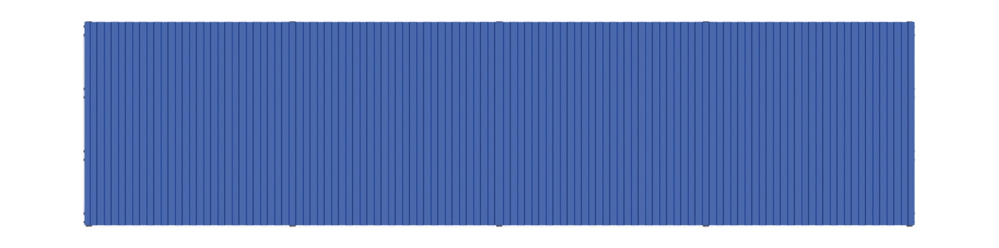 Навес контейнерной площадки для мусора (4 секции) МФ 55.02.03.4-03
