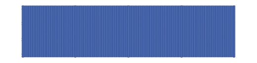 Навес контейнерной площадки для мусора (4 секции) МФ 55.02.03.4-03