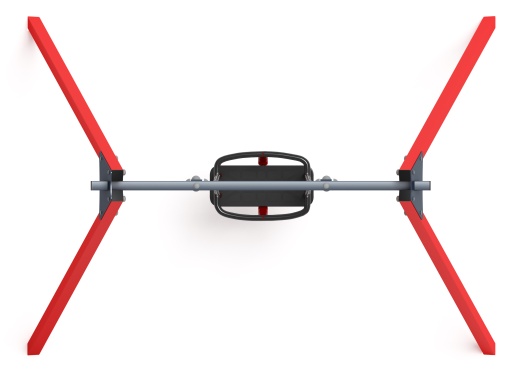 Качели М1 (красный) - ИО 11.М.04.03-01