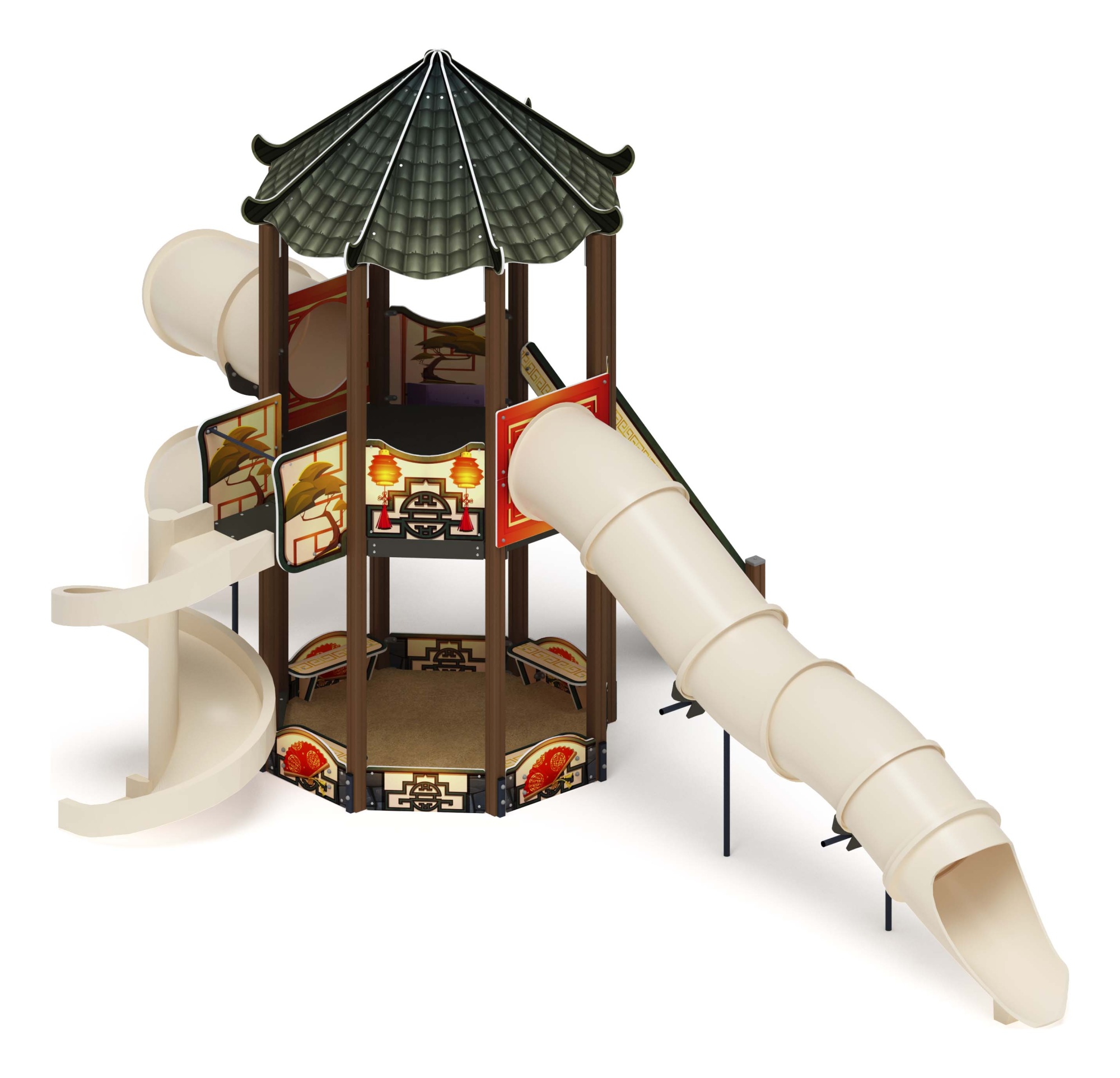 Карнавал (Шанхай) - ДИК 2.22.01-02 - Игровой комплекс H=2000