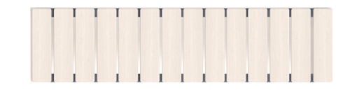 Скамья - МФ 42.02.03-11 (Беленый дуб) Г:380  (под анкера)