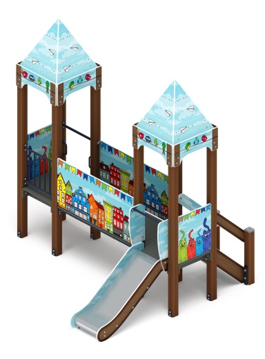 Королевство (Коты) - ДИК 1.15.02-21 - Игровой комплекс H=750