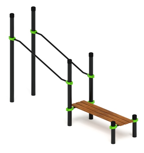 Воркаут ЛОВ 89 зеленый ВТ 101.24-02