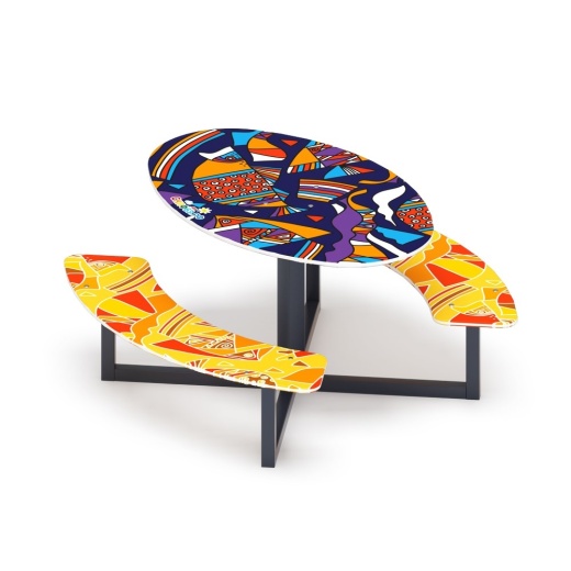 Столик детский круглый (Рыбы) - МФ 31.01.01-01