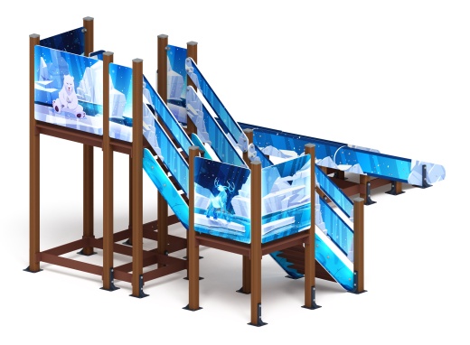 Горка Зима (снежная королева)(под анкера) - ИО 49.01.02-04.И1 - Н=2000