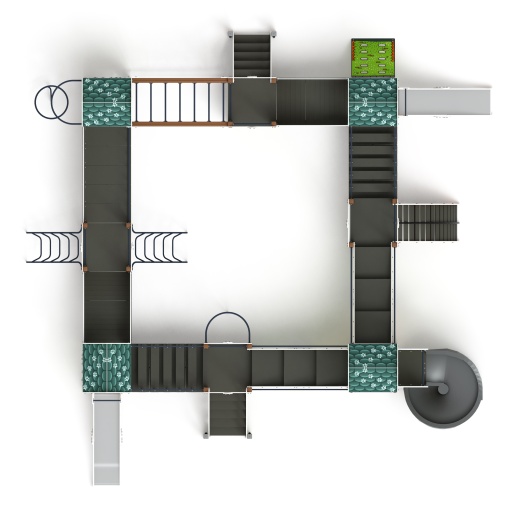 Остров детства (Город) - ДИК 2.01.8.02-11 - Игровой комплекс H=1200 H=2000