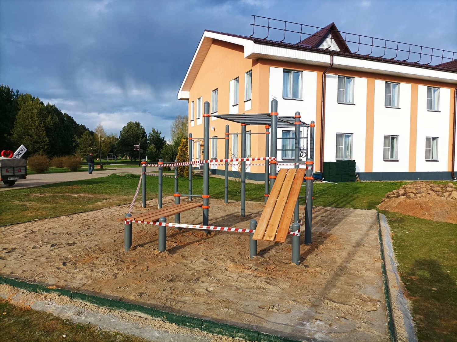 Строительство воркаут площадки для базы отдыха, г. Рыбинск