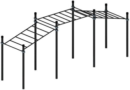 Воркаут ЛОВ 108 серый ВТ 102.22-03