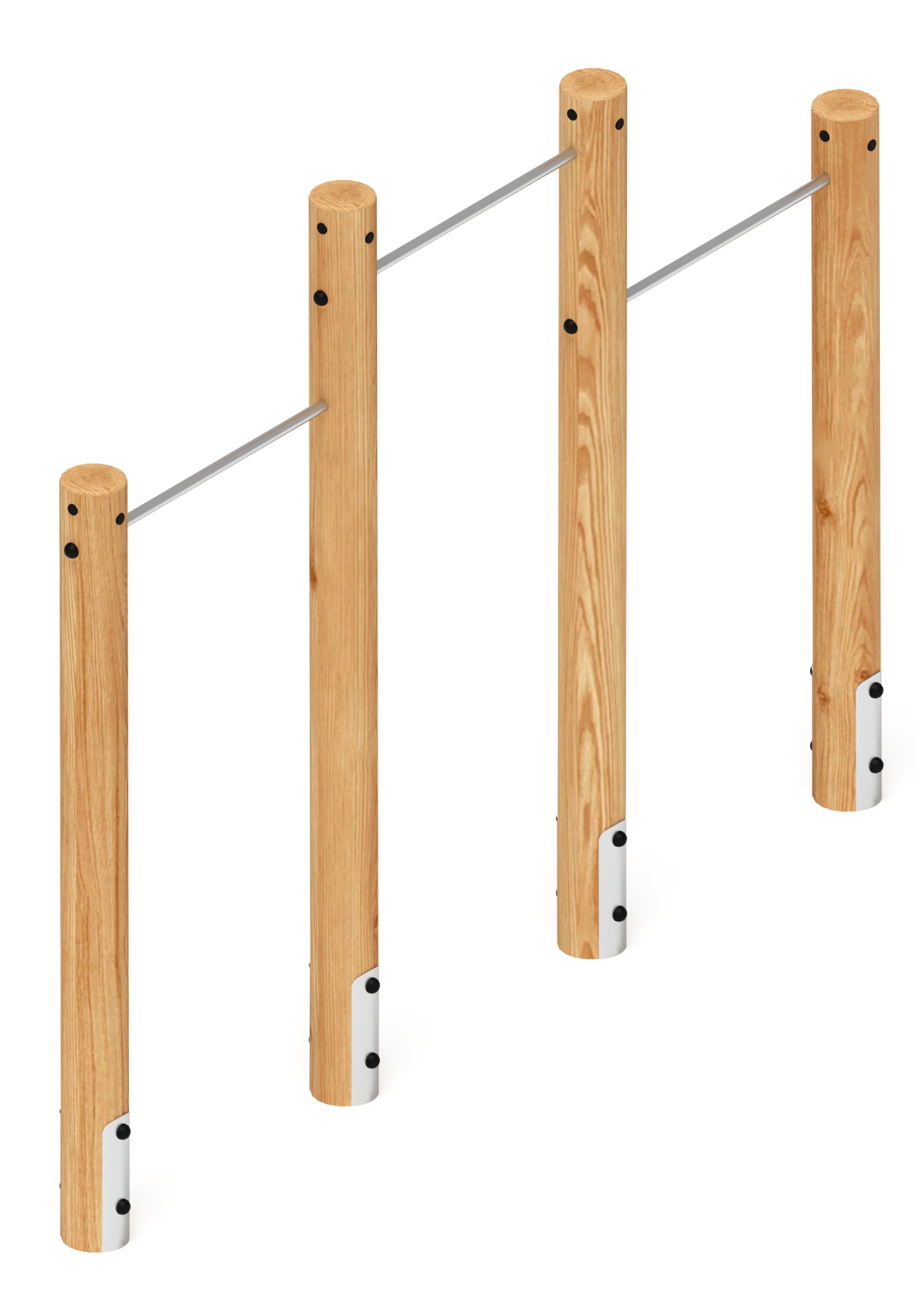 Турник взрослый тройной (лиственница) СО 2.20.10-Л