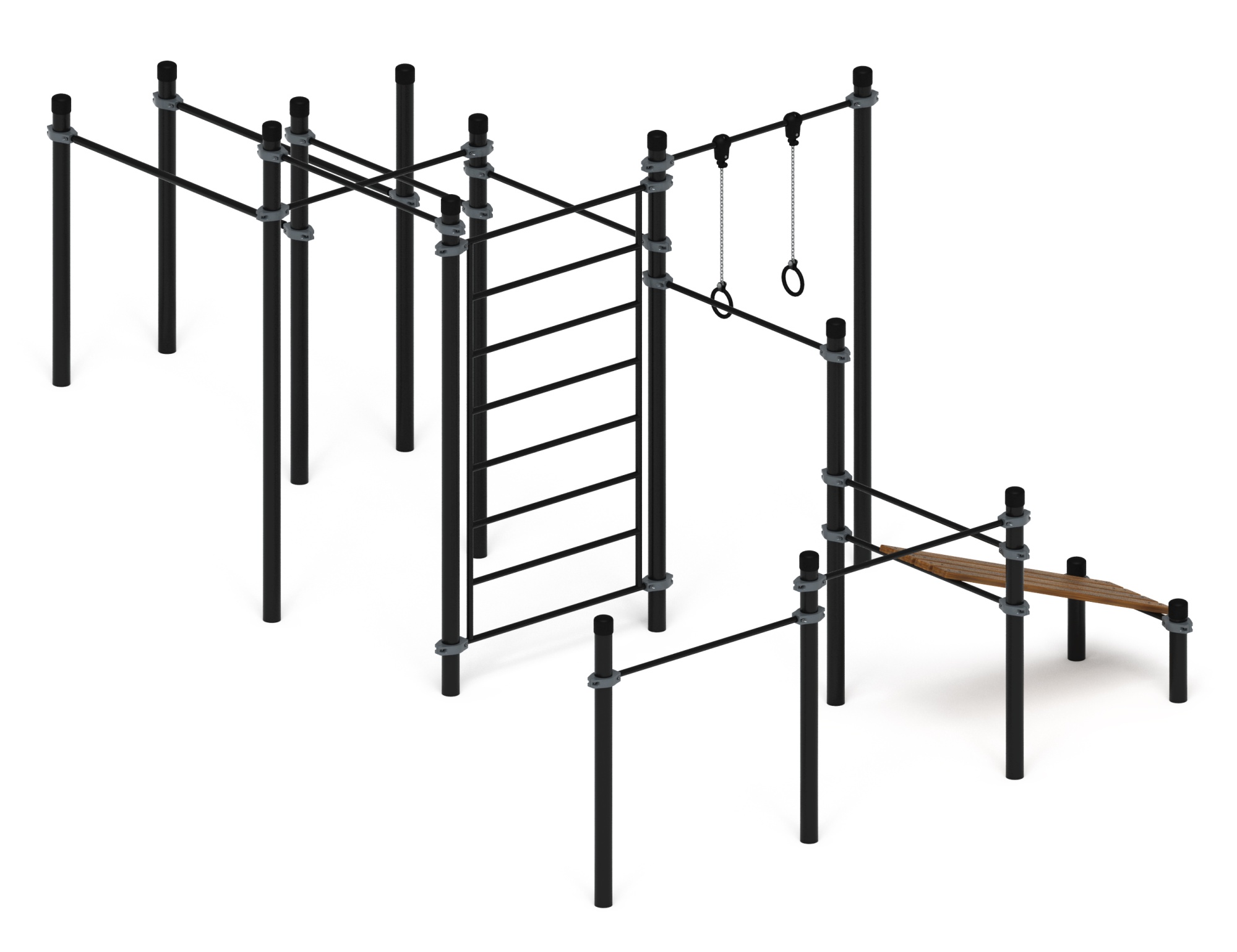 Воркаут 108 серый ВТ 12.23-03