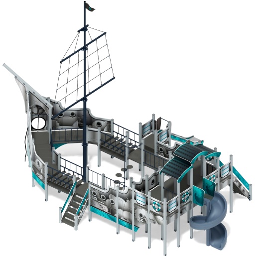Фрегат (Лагуна) (винтовой скат) горка Н 1500 горка Н 2000 ДИК 2.03.3.04-12