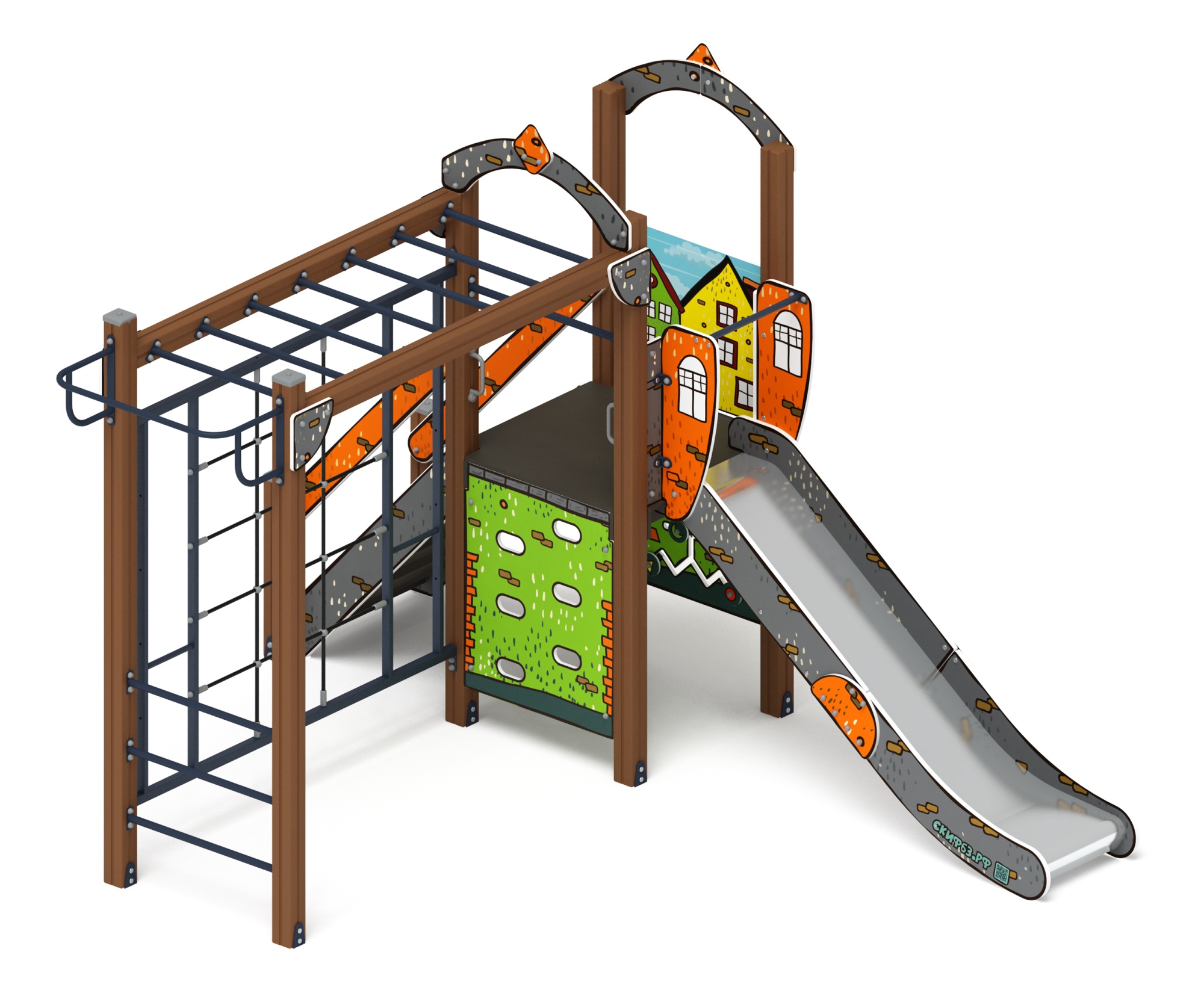 Играйте с нами (Город) - ДИК 2.01.1.05-01 - Игровой комплекс H=1200