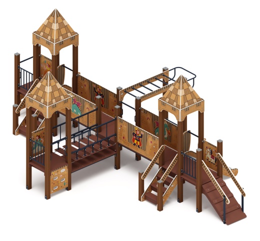 Королевство (Картонное) - ДИК 1.15.05-22 - Игровой комплекс H=750