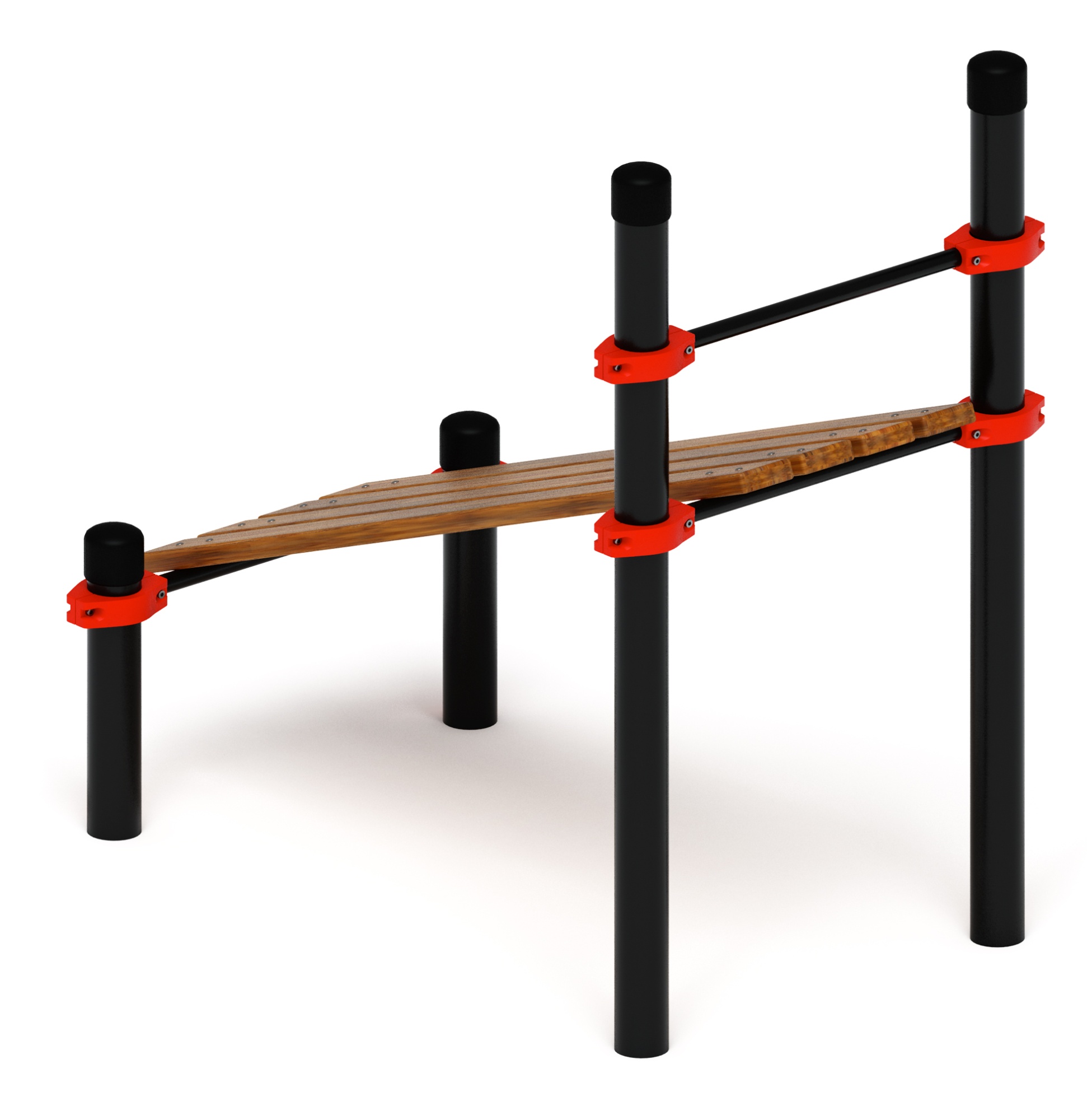 Воркаут 108 красный ВТ 12.13-01