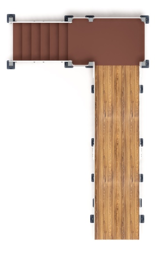 Горка Зима (коричневый) (под анкера) - ИО 49.01.01-13.И1 - Н=1500