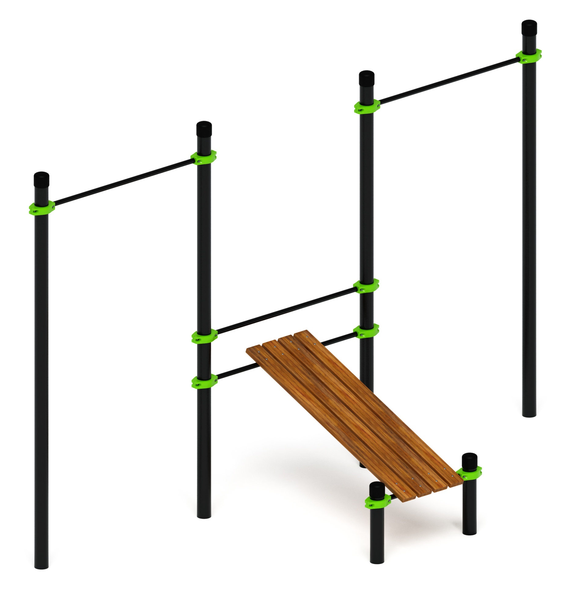 Воркаут 108 зеленый ВТ 12.14-02