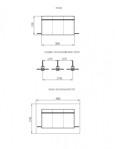 Пергола - МФ 77.00.01-01 /без поликарбоната/