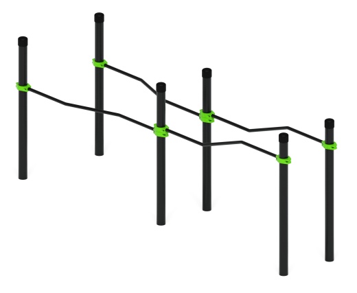 Воркаут ЛОВ 89 зеленый ВТ 101.17-02