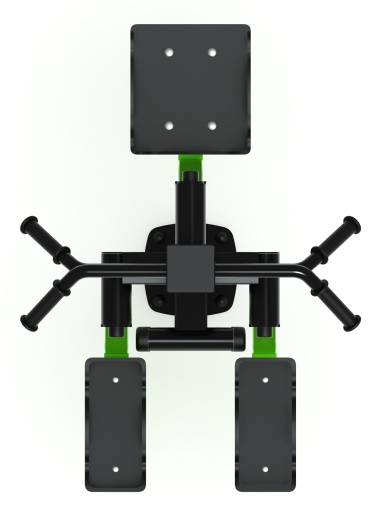 Хипс+Маятник (зеленый) - Уличный тренажер - СТ 024-12.П