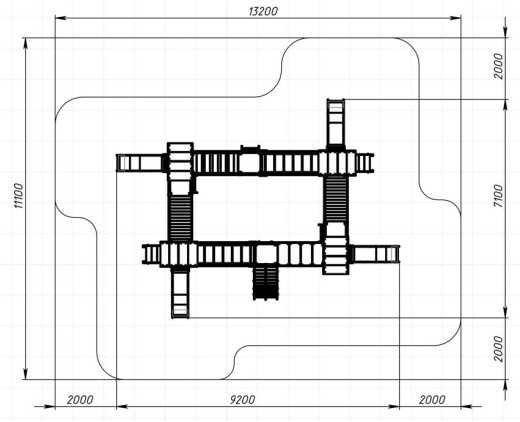 В гостях у сказки - ДИК 1.05.01-08.С - Игровой комплекс H=900