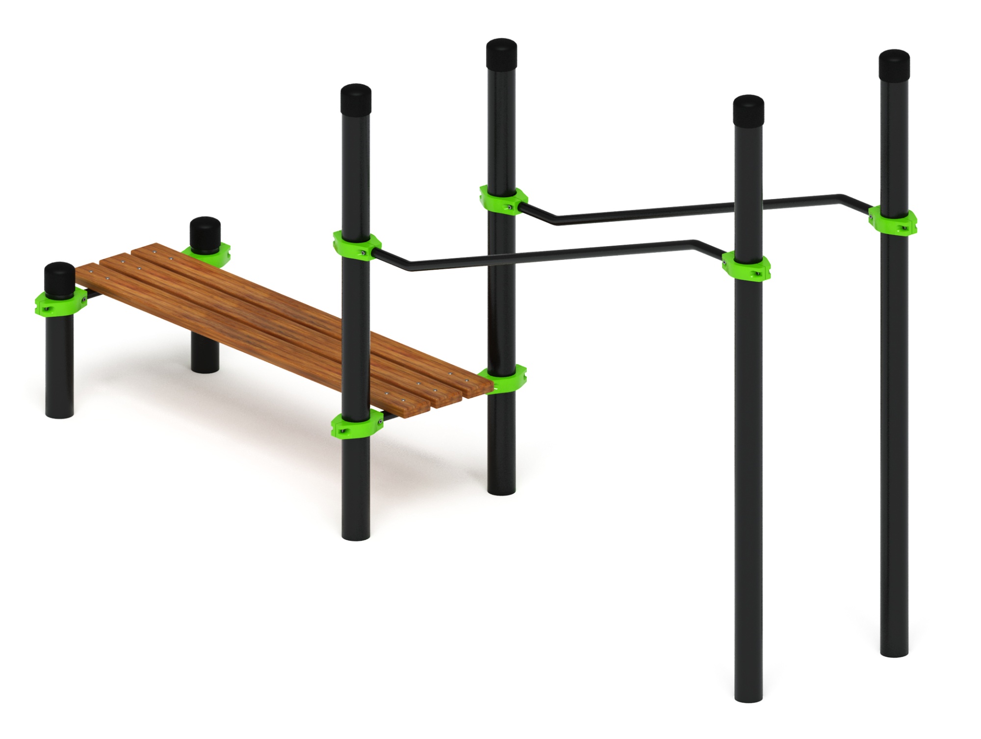 Воркаут ЛОВ 108 зеленый ВТ 102.24-02