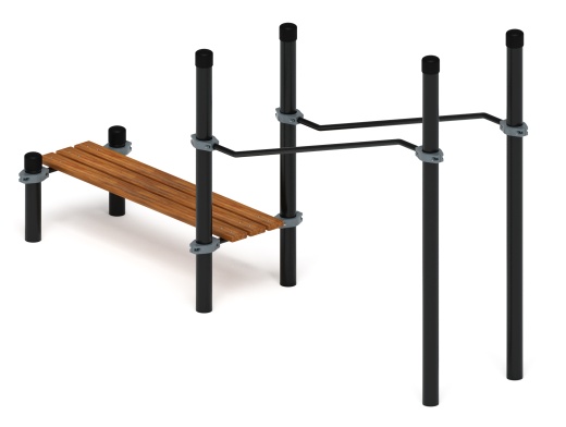 Воркаут ЛОВ 89 серый ВТ 101.24-03