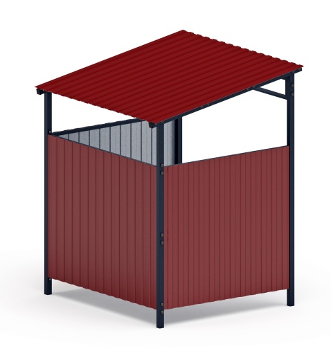 Навес контейнерной площадки для мусора (1 секция) МФ 55.02.03.1-04