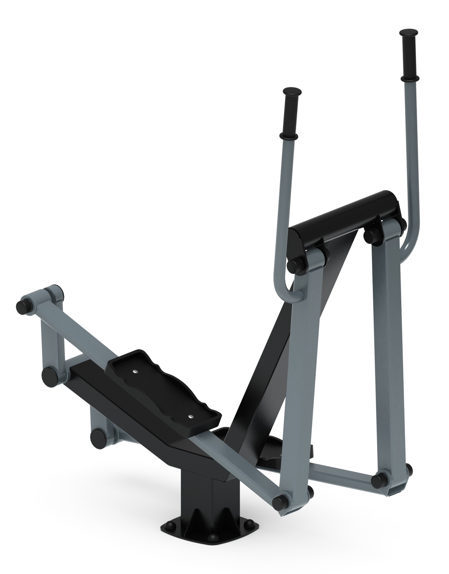 Эллиптический (серый) - Уличный тренажер - СТ 010-13