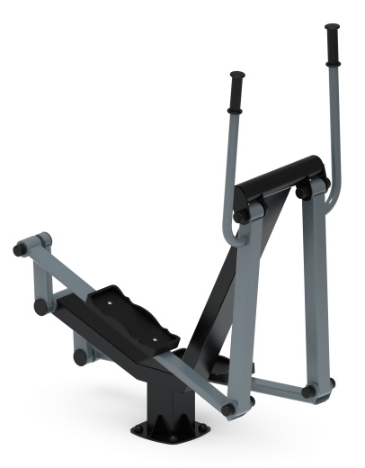 Эллиптический (серый) - Уличный тренажер - СТ 010-13