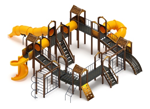 Остров детства (ЭКО) - ДИК 2.01.8.02-32 - Игровой комплекс H=2000