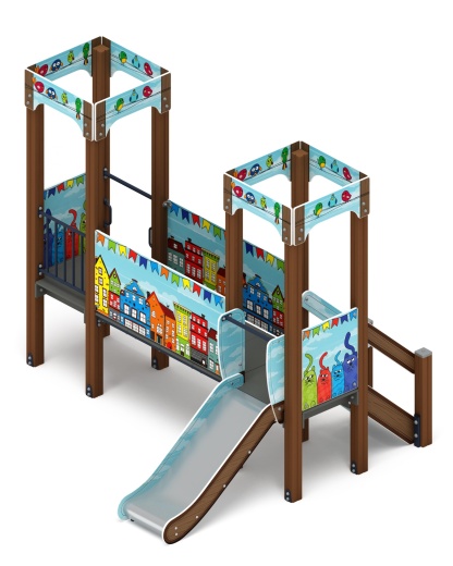 Королевство (Коты) - ДИК 1.15.02-11 - Игровой комплекс H=750