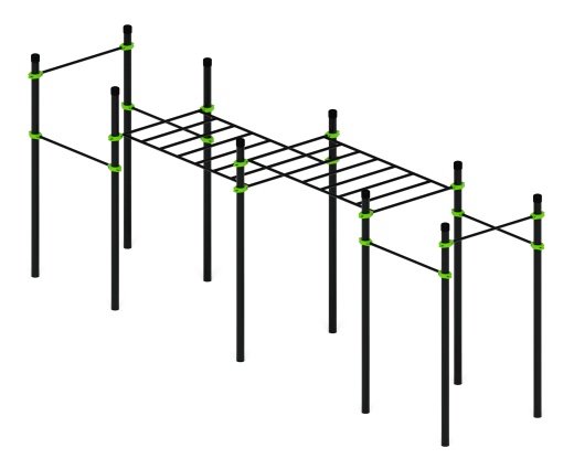 Воркаут 108 зеленый ВТ 12.20-02